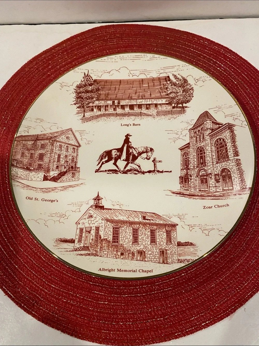Bicentennial of Methodism 1784–1984 commemorative collectors plate